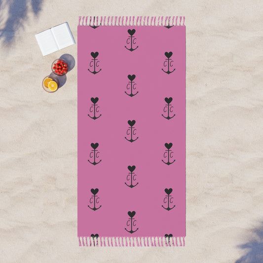 Cute & Coastal Anchor Beach Towel