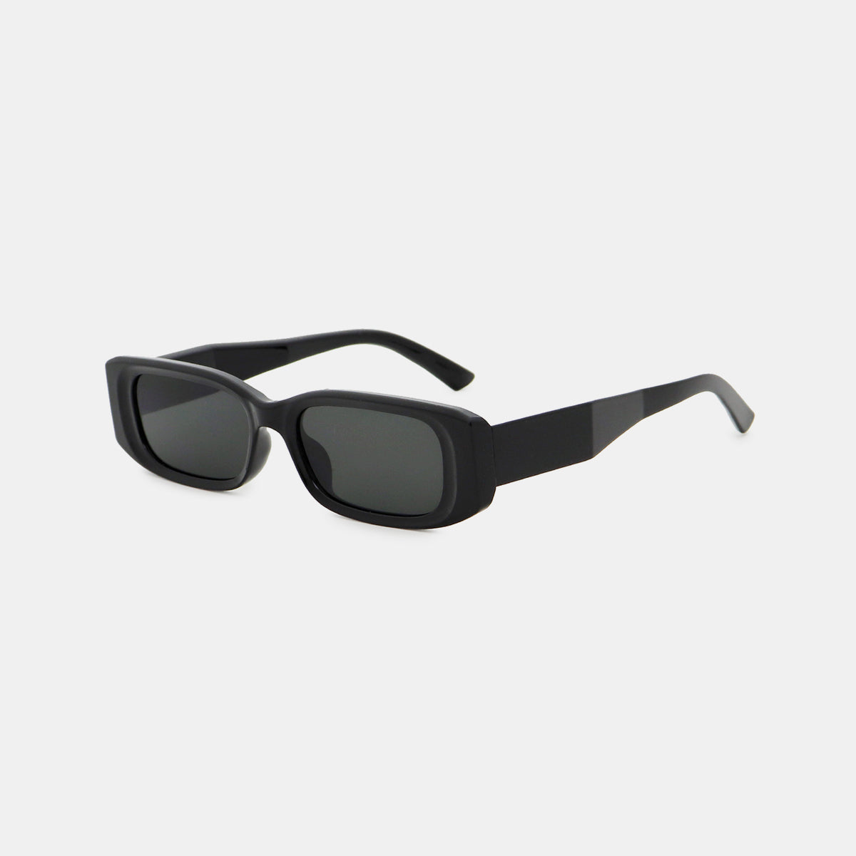 Black Frame Rectangle Sunglasses