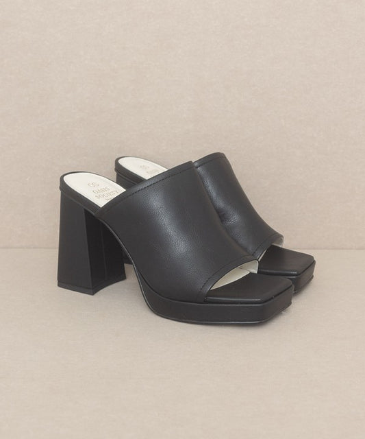 Mimi Open Toe Mule Platform Sandals