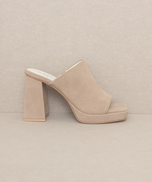 Mimi Open Toe Mule Platform Sandals