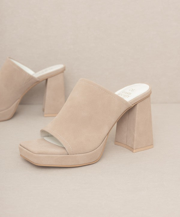 Mimi Open Toe Mule Platform Sandals