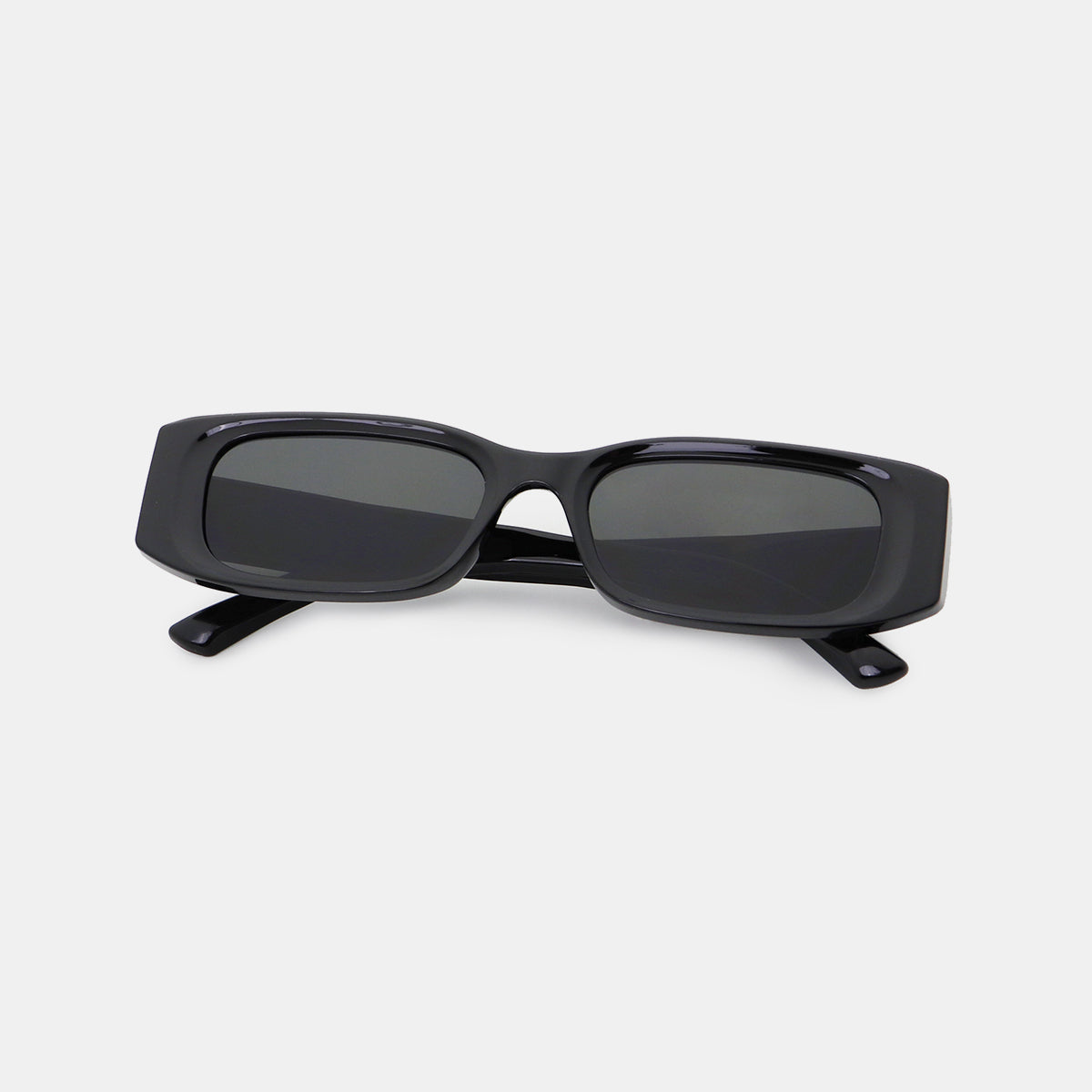 Black Frame Rectangle Sunglasses