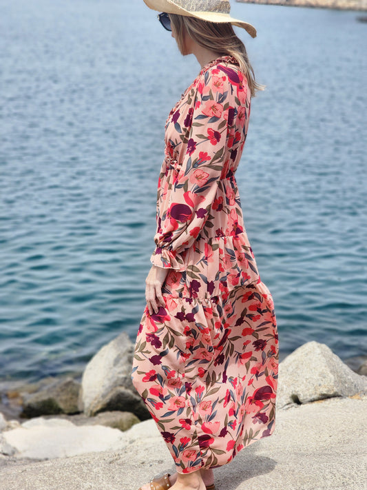 Floral Long Sleeve Dress