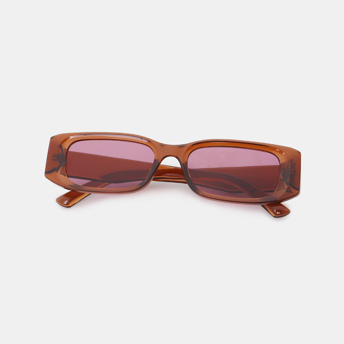 Black Frame Rectangle Sunglasses