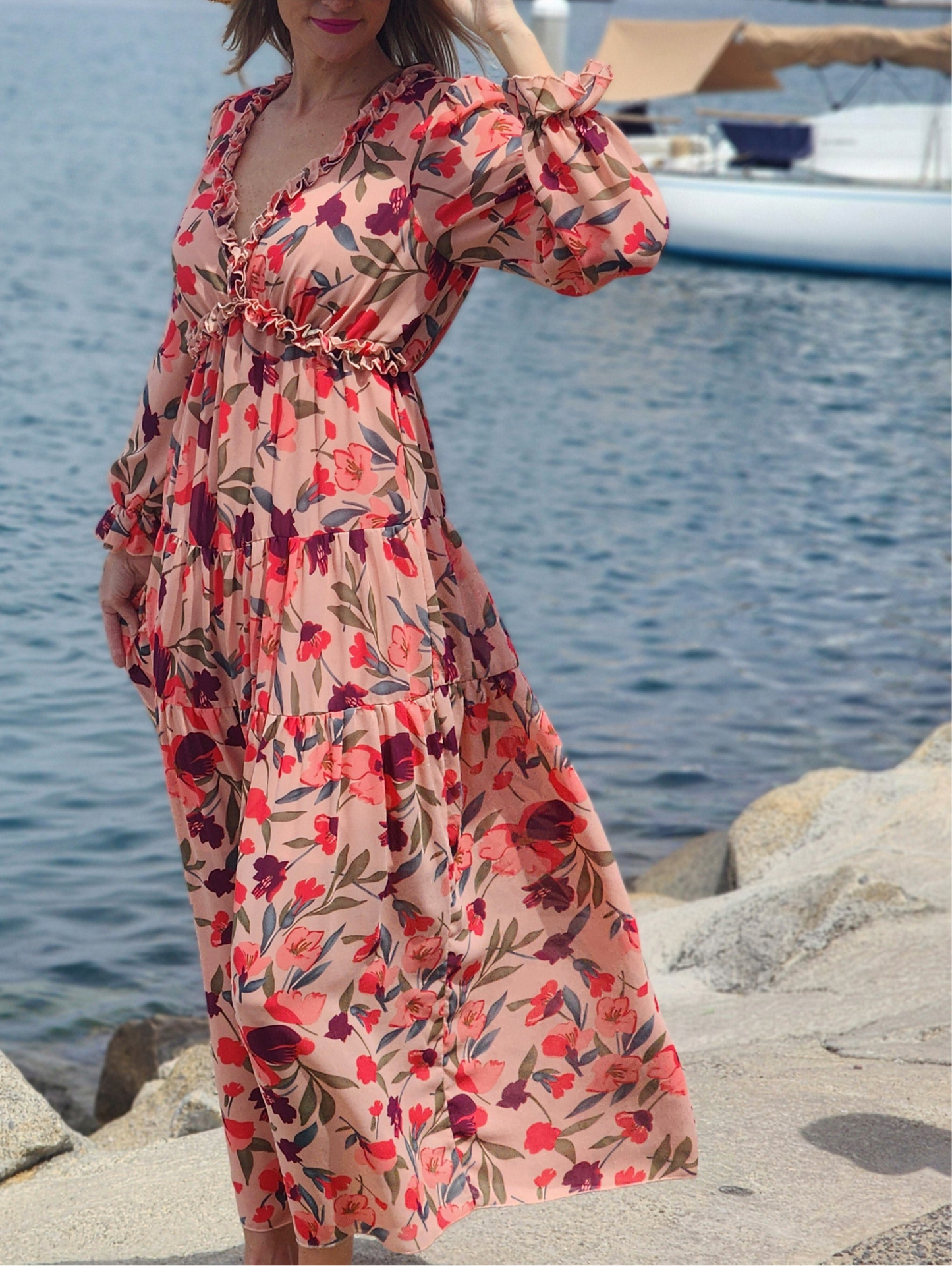 Floral Long Sleeve Dress