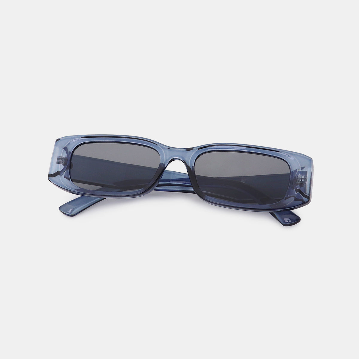 Black Frame Rectangle Sunglasses