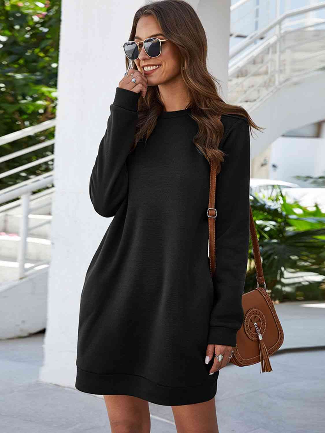 The Sodel Sweater Dress with Pockets