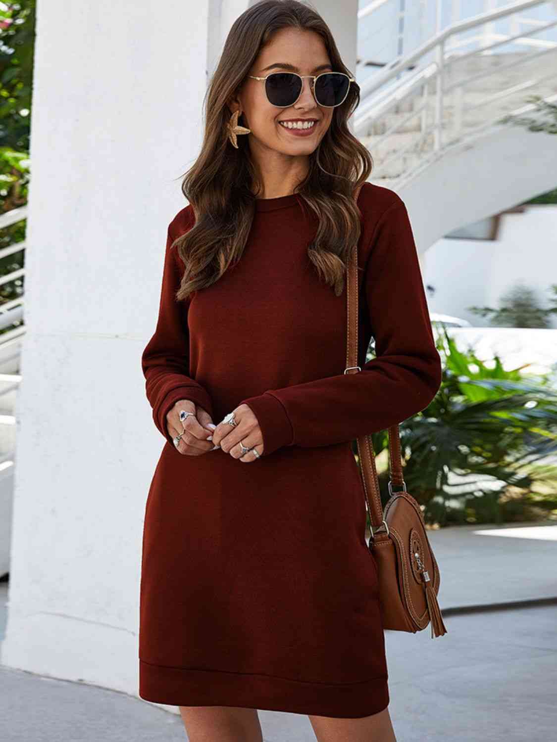 The Sodel Sweater Dress with Pockets