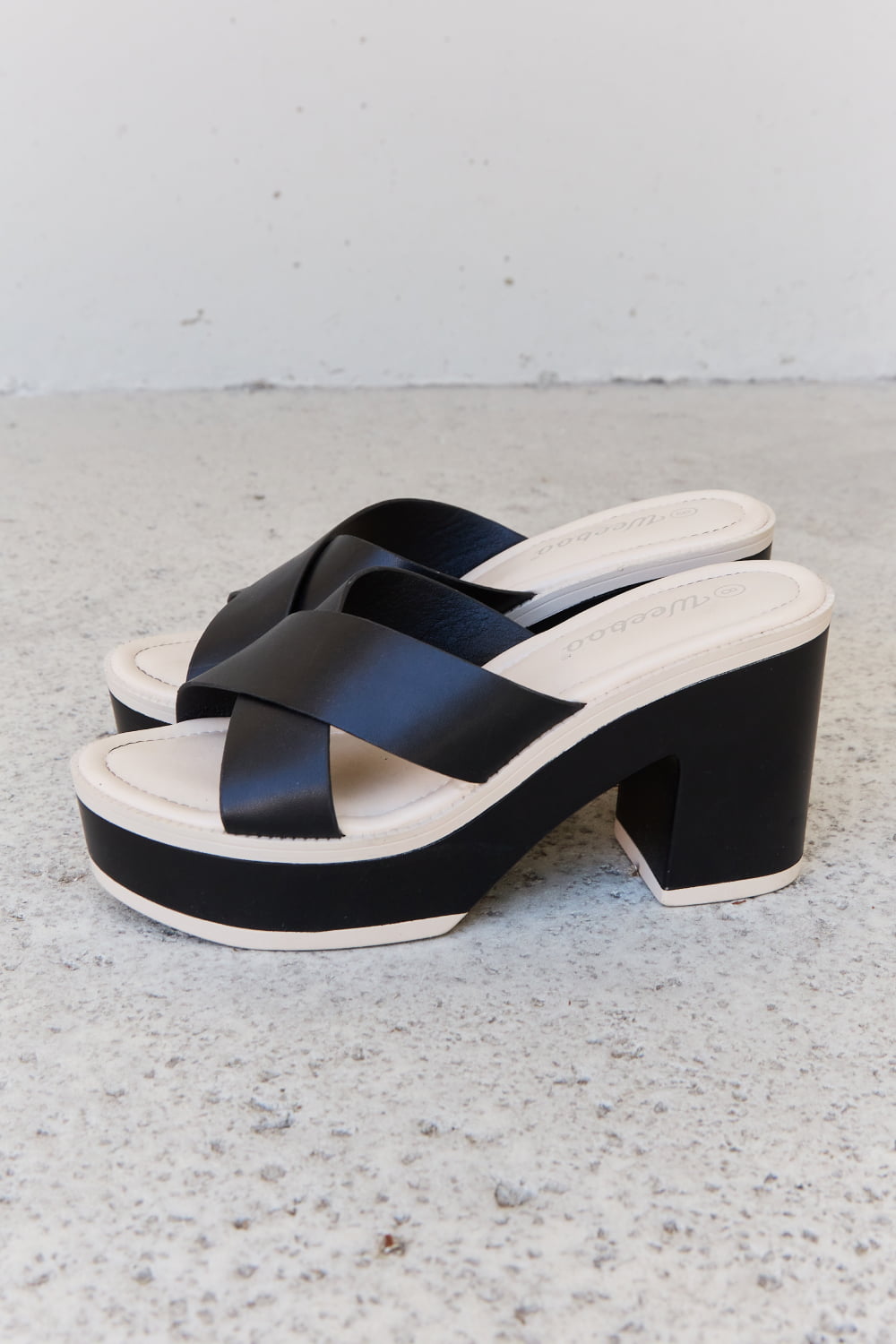 Black Open Toe Sandals