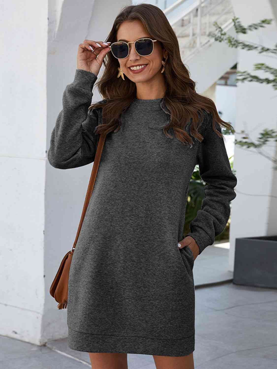 The Sodel Sweater Dress with Pockets