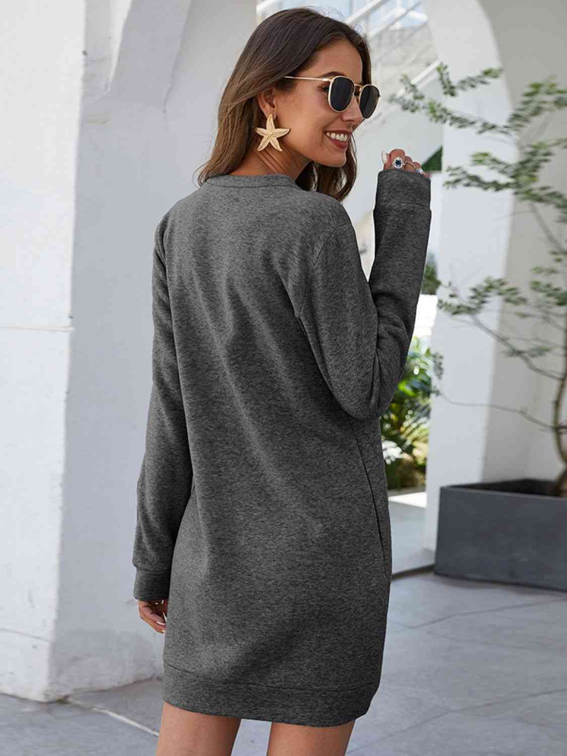 The Sodel Sweater Dress with Pockets