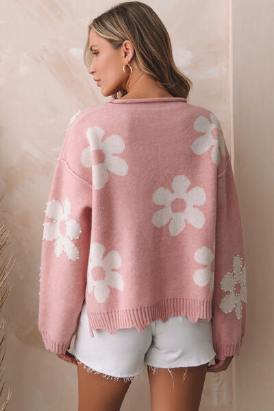 Milas Floral Detailed Sweater