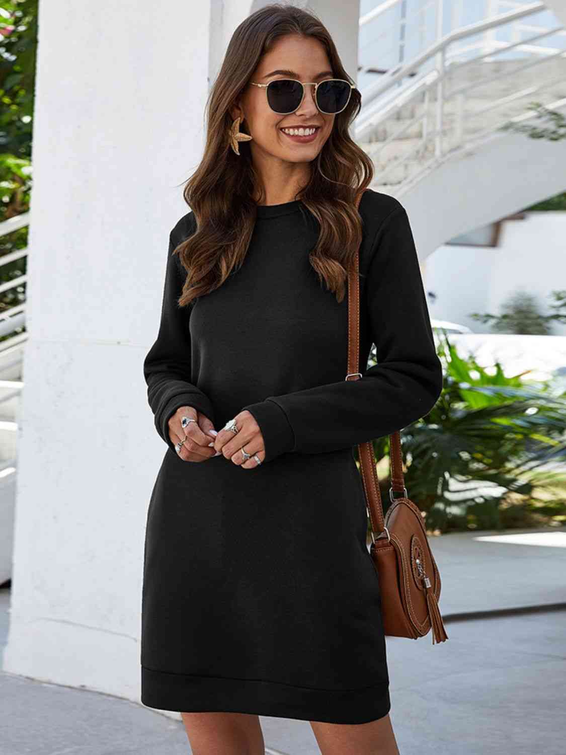 The Sodel Sweater Dress with Pockets